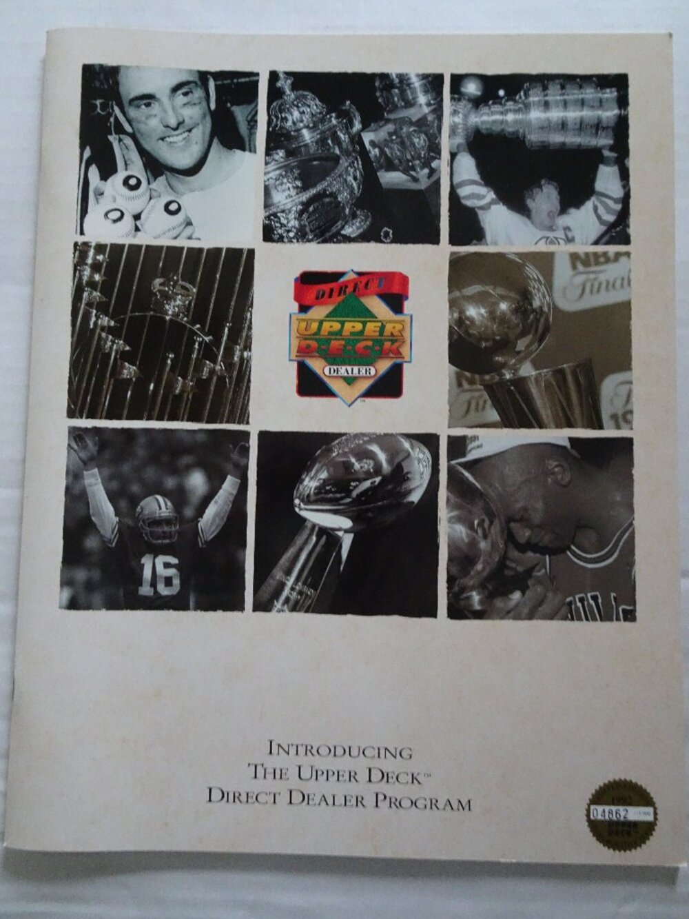 Upper Deck Direct Dealer Program Book with Box and Paper Info - Vintage - 1992